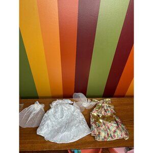 1990s vintage Barbie 2 gowns dresses and assesories clothes collectable